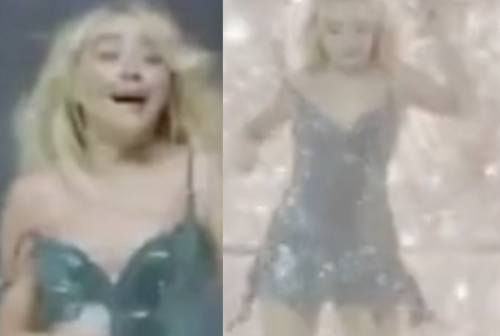 Sabrina Carpenter Firework Accident Caught On Fire Real Footage?
