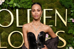 Zoe Saldana’s Tearful Golden Globe Tribute