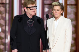 Elton John Jokes About Sight Loss While Presenting at the Golden Globe Awards