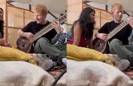 Ed Sheeran Impresses Fans with Sitar Skills During India Tour