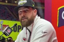 Travis Kelce Teases Proposal to Taylor Swift at Super Bowl Halftime