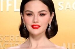 Selena Gomez Shines in Custom Celine at 2025 SAG Awards