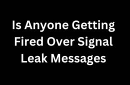 Is Anyone Getting Fired Over Signal Group Chat Leak