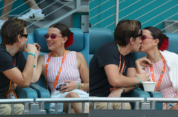 Millie Bobby Brown Cheers on Djokovic in Miami!
