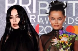 Charli XCX and Maura Higgins Dazzle in Bold 'Naked' Dresses at the 2025 BRIT Awards