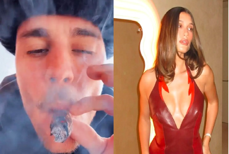 A Look at the Viral Moment: Justin Bieber Smokes Near 15-Year-Old Brother as Hailey Intervenes