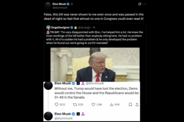 Elon Musk X Tweets About Trump Show Tension?