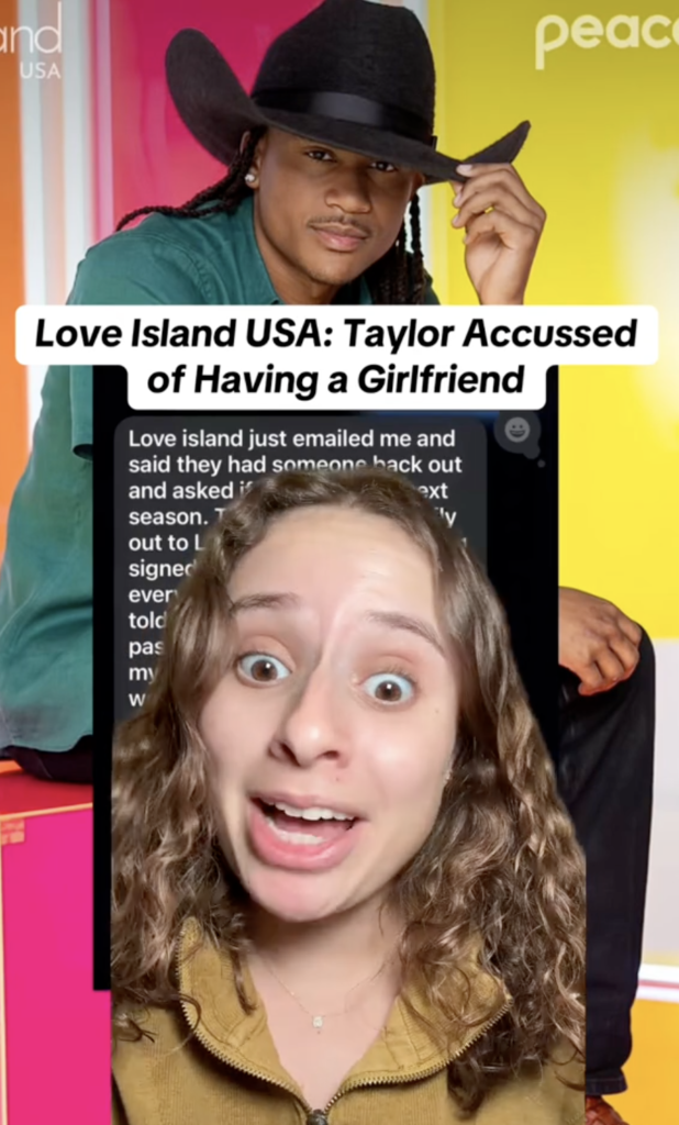 Taylor Love Island Girlfriend Text Messages Leaked