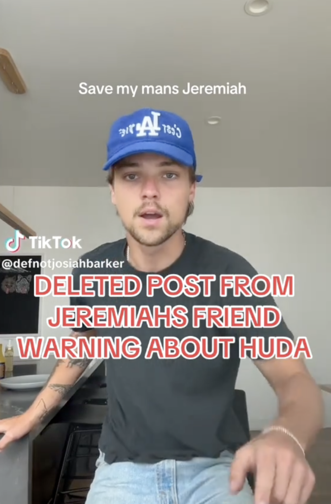Friend of Jeremiah Love Island USA Season 7 Huda Warning
