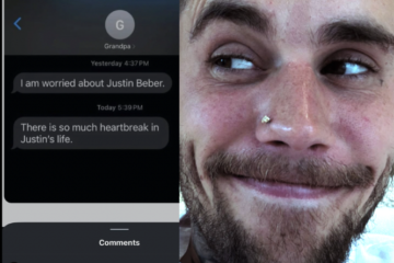Justin Bieber Grandpa Text Message Viral