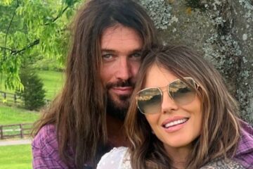 Sparks Fly as Billy Ray Cyrus and Elizabeth Hurley Support Noah Cyrus in London