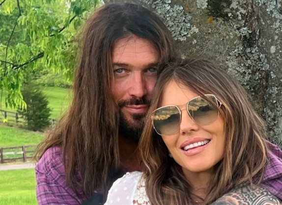Sparks Fly as Billy Ray Cyrus and Elizabeth Hurley Support Noah Cyrus in London