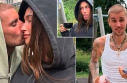 Justin Bieber Kisses Hailey in Switzerland After Singing ‘Throwing Stones at My Back’