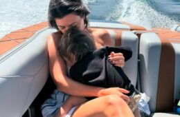 Kourtney Kardashian Criticized for Boat Breastfeeding Photo of Son Without Life Vest