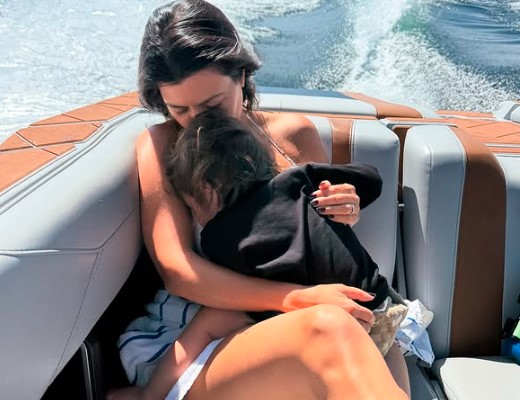 Kourtney Kardashian Criticized for Boat Breastfeeding Photo of Son Without Life Vest