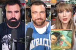Jason Kelce Calls Out Taylor & Travis’ Easter Eggs on New Heights