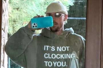 Justin Bieber Wears Hoodie Featuring His Viral ‘Standing on Business’ Quote—Fans Want In