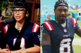 Cardi B Puts a Twist on Sporty-Chic with Outfit Nodding to Boyfriend Stefon Diggs on Call Her Daddy