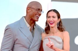Dwayne Johnson and Emily Blunt Shine at The Smashing Machine Premiere in Venice