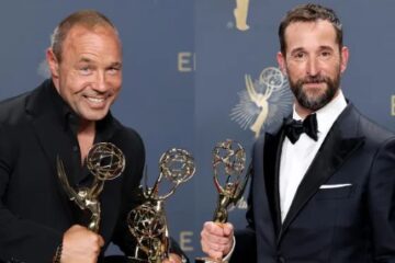 Noah Wyle and Stephen Graham Share Emotional Sidewalk Chat After Emmy Awards