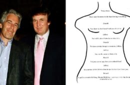 Copy of Trump’s Alleged Birthday Doodle to Epstein Released by Congress