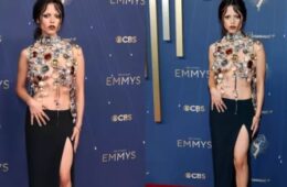 Jenna Ortega’s Coffin Arrival and Bold Naked OOTD Turns Heads at 2025 Emmys