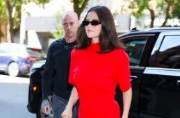 Selena Gomez Turns Heads in Red-Hot Minidress and Louboutins