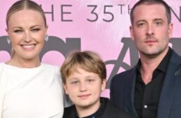 Malin Åkerman Attends EMA Awards with Husband Jack Donnelly and Son Sebastian