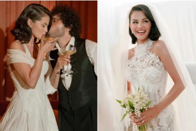 Selena Gomez Reveals First Look at Her Wedding Reception Dress