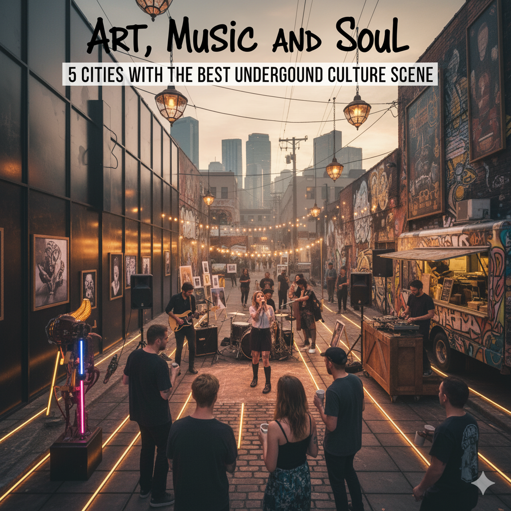 5 Cities with the Best Underground Culture Scene