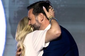 JD Vance and Erika Kirk’s Emotional Embrace at Turning Point Event Sparks Debate