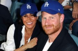 Meghan Markle and Prince Harry Cheer for the Dodgers During L.A. Outing