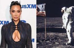 Kim Kardashian Claims the 1969 Moon Landing Was Fake: “It Didn’t Happen”