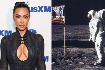 Kim Kardashian Claims the 1969 Moon Landing Was Fake: “It Didn’t Happen”