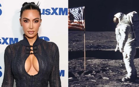 Kim Kardashian Claims the 1969 Moon Landing Was Fake: “It Didn’t Happen”