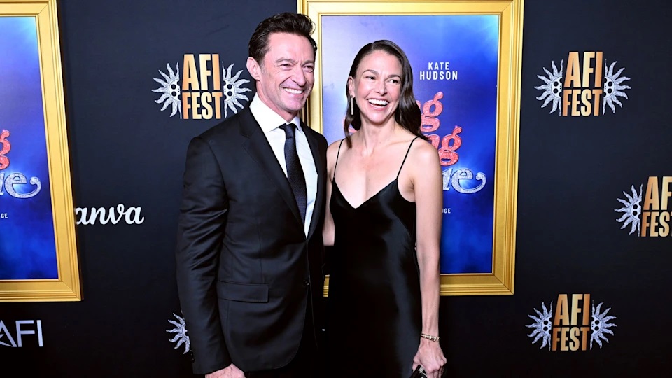 Hugh Jackman and Sutton Foster Make Stylish Red Carpet Debut Together –