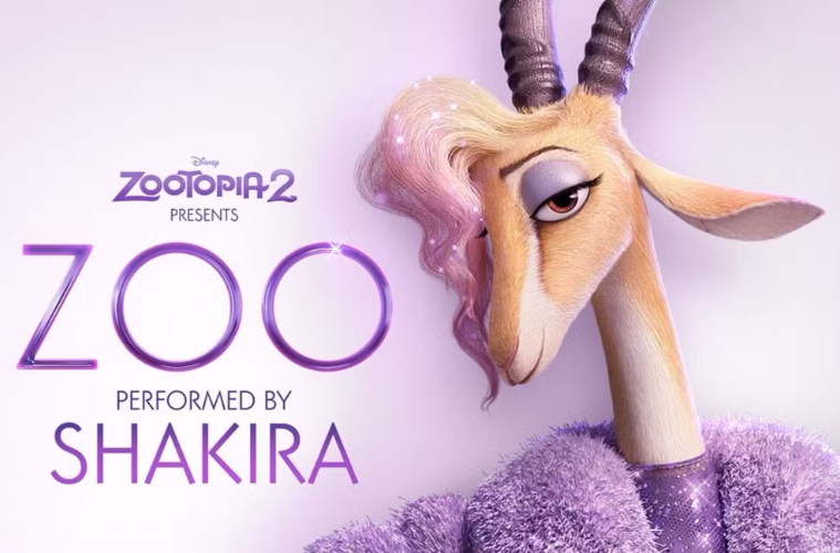Shakira Shines Again as Gazelle in New ‘Zoo’ Music Video for Zootopia 2