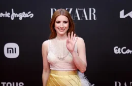 Emma Roberts at the 2025 LACMA Art + Film Gala.