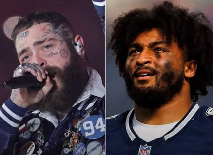 Post Malone Honors Marshawn Kneeland During Halftime Tribute