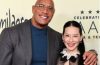 Dwayne Johnson Supports Lucy Liu at AAPI Celebration