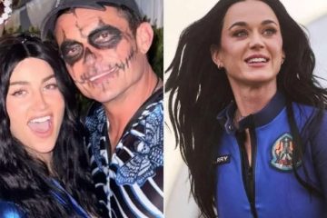 Orlando Bloom Poses with Katy Perry Look-Alike at Halloween Bash
