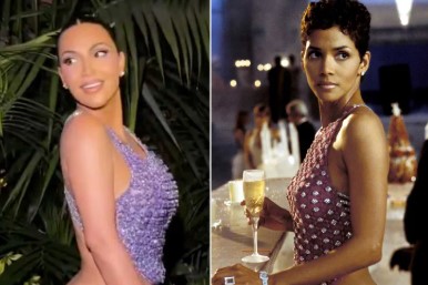 Kim Kardashian’s Bond Look Turns Into a Fashion Struggle