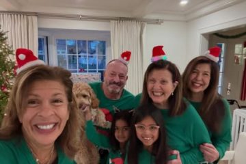 Hoda Kotb Shares a Joyful Holiday Moment With Her Girls and Joel Schiffman A Cozy Christmas Celebration That Fans Loved December 28, 2025 — Hoda Kotb gave fans a heartwarming glimpse into her holiday celebrations, sharing moments from Christmas spent with her daughters and ex-partner Joel Schiffman. The festive detail that caught everyone’s eye? Matching pajamas that perfectly captured the warmth of the occasion. A Blended Family Moment Done Right The photos showed Hoda, her daughters, and Schiffman smiling together in coordinated holiday sleepwear, radiating comfort and togetherness. Rather than focusing on labels, the moment highlighted what mattered most: creating joyful memories for the kids during the holidays. Searches like “Hoda Kotb Christmas,” “Hoda Kotb daughters holiday,” and “celebrity co-parenting Christmas” quickly gained traction as fans reacted to the sweet family snapshot. Fans Praise the Co-Parenting Dynamic Many fans applauded the scene as a refreshing example of healthy co-parenting. Comments praised the adults for putting their daughters first and showing that family traditions can evolve while still remaining loving and inclusive. The matching pajamas added a playful, relatable touch, turning a simple photo into a viral holiday moment across social platforms. Hoda Kotb’s Holiday Tradition Over the years, Hoda has often spoken about how much the holidays mean to her, especially as a mom. This Christmas moment reinforced her approach — focusing on presence, joy, and shared experiences rather than perfection. The image resonated widely because it felt genuine: a real family moment that many viewers could see themselves in. Why This Moment Connected With So Many In an era where audiences gravitate toward authentic, visual-first content, this simple holiday snapshot checked all the boxes. It wasn’t flashy or staged — it was cozy, familiar, and emotionally grounded. That relatability is exactly why the photo spread quickly, driving both image searches and fan engagement. A Holiday Message Without Words While the post didn’t need a long explanation, the message was clear: family comes in many forms, and love doesn’t disappear when circumstances change. For many fans, that sentiment felt especially meaningful during the holiday season. As Christmas celebrations continue across households everywhere, Hoda Kotb’s family moment offered a reminder that togetherness is what truly defines the season.