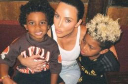 Kim Kardashian Stops On-Stage Fight Between Sons at Graduation Party
