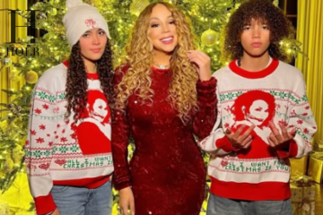 Mariah Carey and Nick Cannon’s Twins Tower Beside Her in New Family Photo