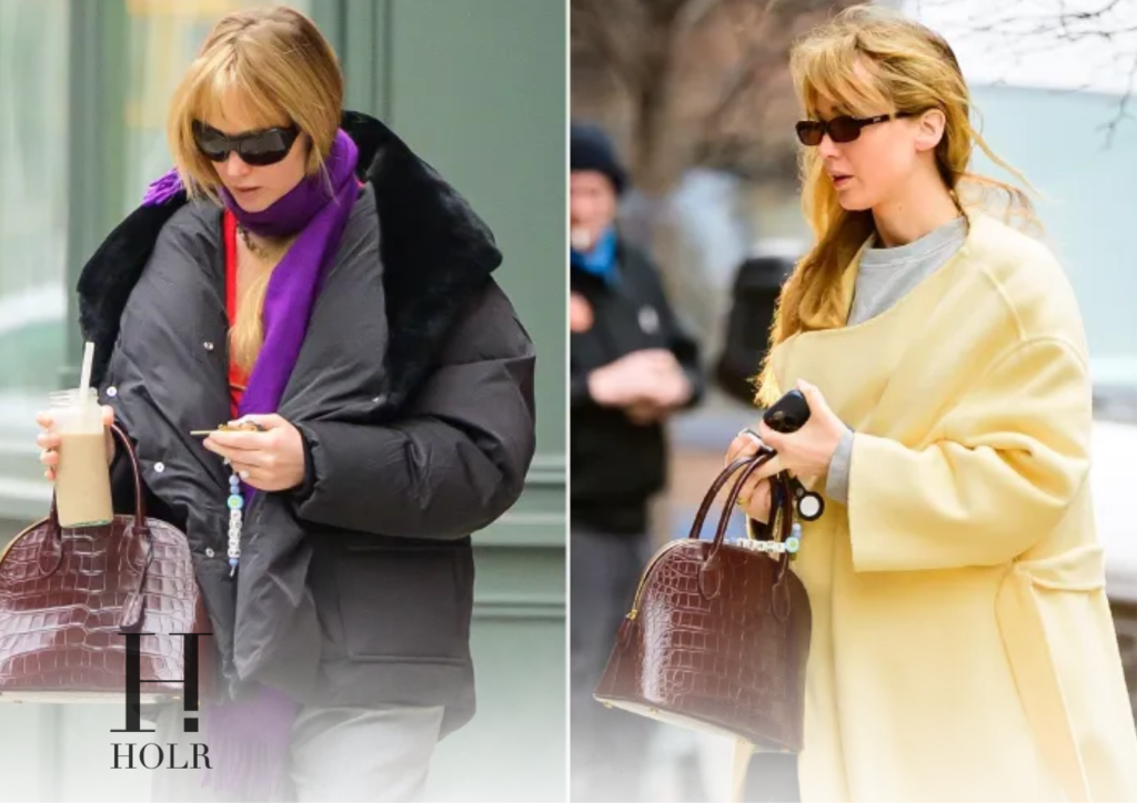 Jennifer Lawrence Carries ,000 The Row Crocodile Bag With Casual Outfit –