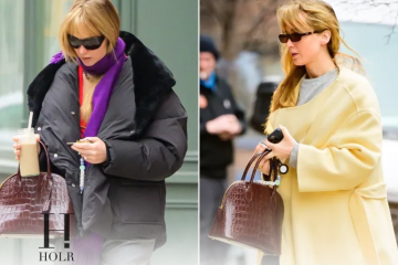 Jennifer Lawrence Carries $33,000 The Row Crocodile Bag With Casual Outfit