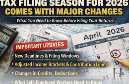 Tax Filing Season for 2026 Comes With Major Changes