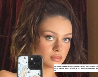 Nicola Peltz Wedding PLanner Texts