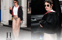 Kristen Stewart Turns Heads in Sheer Sequined Skirt on Late Night Show